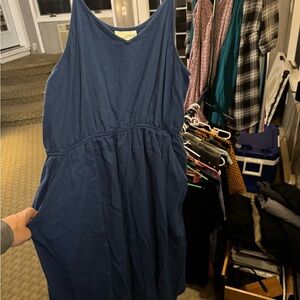 Universal Thread Blue Halter Sundress Midi